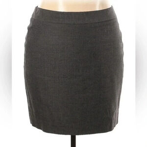Ann Taylor | Charcoal Grey Tweed Classic Pencil Skirt Plus Size 18 - Like New!